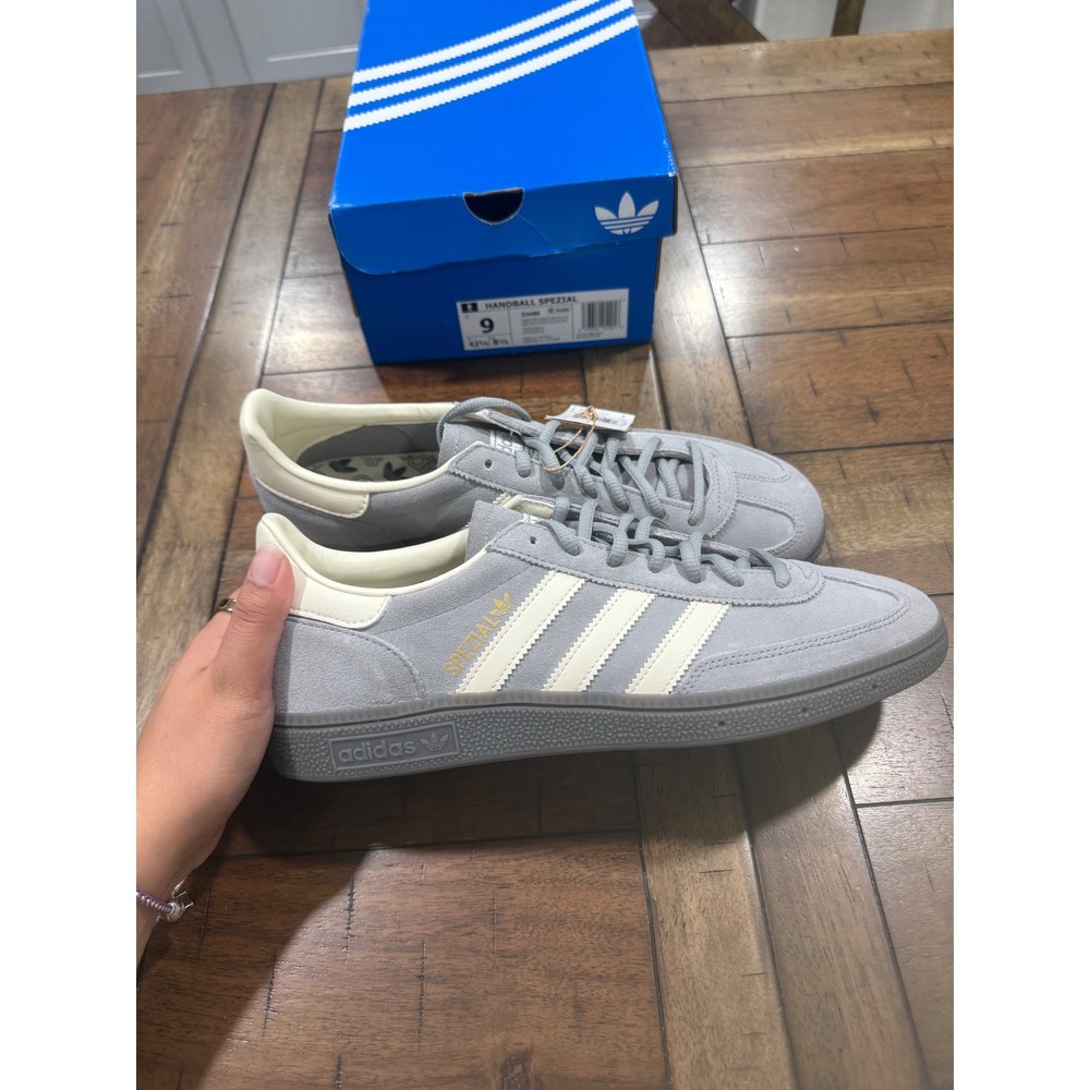 Adidas Originals Handball Spezial Grey White Gum JI4486 Mens Size 9 New In Box